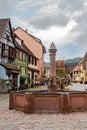 Old square in Bergheim