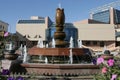 Fountain in the square Ordzhonekidze. Yakutsk