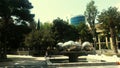 Baku city Fountain square photo Royalty Free Stock Photo