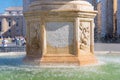 Fountain at st peter`s square