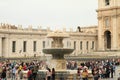 Fountain on St. Peter`s Square