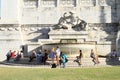 Fountain with statue at Altar of the Fatherland