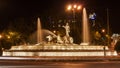 Fountain and Statue of Neptune in Madrid, Spain Royalty Free Stock Photo