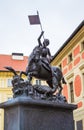 Statue of Saint George Prague Castle Czech Republic Royalty Free Stock Photo