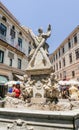 Fountain with the statue of St. Andrew