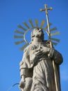 Saint James statue in Pelhrimov Czech Republic