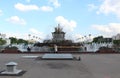 Fountain Stone Flower at the VDNKH VDNKh in Moscow