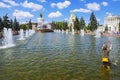 Fountain Stone flower VVC, Moscow, Russia