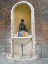 Fountain on the street, Siena, Italy