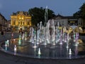 Fountain in Subotica in Serbia next to the city hall