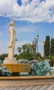 Fountain of the Sun in Massena Square, Nice Royalty Free Stock Photo