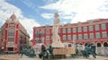 Fountain of the sun at Place Massena in Nice Royalty Free Stock Photo