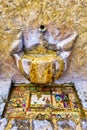 Fountain of the Tbilisi leaning clock tower