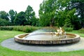 Fountain at Te Awamutu Rose Gardens, Te Awamutu, New Zealand, NZ, NZL