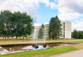 Fountain in the territory of the sanatorium. Druskininkai, Lithuania