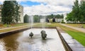 Fountain in the territory of the sanatorium. Druskininkai, Lithuania