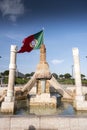 Fountain to the 25th April Revolution Lisbon Portugal