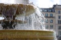 Fountain at Trafalgar square in London - close-up Royalty Free Stock Photo