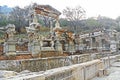 Fountain of Trajan in the Ruins of Ephesus, Turkey Royalty Free Stock Photo