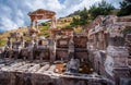 Fountain of Trajan in the ruins of Ephesus,Turkey Royalty Free Stock Photo