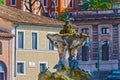 Fountain of the Tritons in Rome, Italy Royalty Free Stock Photo