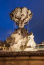 The fountain of the Tritons in Rome, Italy Royalty Free Stock Photo