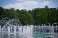 Fountain in Tsaritsyno park. Royalty Free Stock Photo