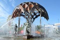 The fountain in Tsvetnoy Boulevard, Tyumen
