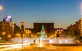 Fountain in Unirii Square - Bucharest