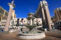 Fountain at Venetian Resort hotel and casino, Las Vegas, Nevada Royalty Free Stock Photo