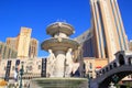 Fountain at Venetian Resort hotel and casino, Las Vegas, Nevada Royalty Free Stock Photo