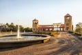 Fountain and viewpoint at Tangua Park - Curitiba, Parana, Brazil Royalty Free Stock Photo