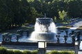 Fountain in Vigeland Park, Oslo, Norway Royalty Free Stock Photo