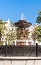 Fountain Vitali (Petrovsky) at Theater Square. Moscow Royalty Free Stock Photo