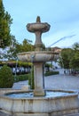 Fountain Walking Street Albaicin Granada Andalusia Spain