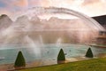 Fountain of Warsaw at Gardens of the Trocadero in Paris Royalty Free Stock Photo