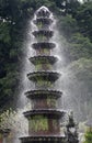 Fountain in the water Palace of Tirtagangga Royalty Free Stock Photo