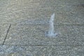 Fountain Water Texture Background, Falling Fresh Fountain Jets, Waterfall Splash Pattern, Summer Park