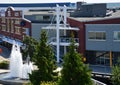 Fountain at the Waterfront in Uptown Seattle, Washington Royalty Free Stock Photo