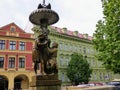 Fountain of Wimmer to Prague in Czech Republic.