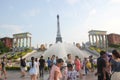 The fountain on the Windows of the world square in NANSHAN SHENZHEN CHINA AISA