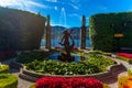 The fountain of wonderful Villa Carlotta on Lake Como, Italy