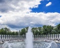 Fountain World War II Memorial National Mall Washington DC Royalty Free Stock Photo