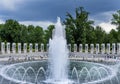 Fountain World War II Memorial National Mall Washington DC Royalty Free Stock Photo