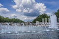 Fountain World War II Memorial National Mall Washington DC Royalty Free Stock Photo