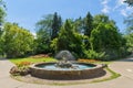 Fountain in the zoo park in Palic, Serbia