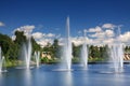 Fountains Royalty Free Stock Photo