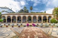 Fountains in garden in Cordoba, Andalusia, Spain Royalty Free Stock Photo