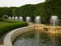 Fountains in Longwood Gardens, PA Royalty Free Stock Photo