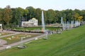 Fountains of the Lower Park. Peterhof. St. Petersburg.